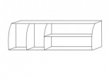 Панель с полками для CD 12.06
